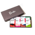 Raaka Chocolate Library Gift Box with Photo Booklet Gourmet Bean-to-Bar Dark Chocolate Organic Vegan Transparent Trade Soy Free Gluten Free Kosher Eight 1.08 oz Bars