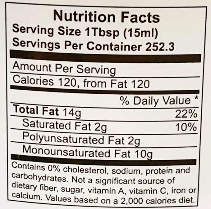Baja Precious - Avocado Oil 100% Pure 1 Gallon Jug Food Grade Perfect for High Heat Cooking Skincare Hair Treatments Soapmaking &amp More