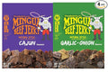 Mingua Beef Jerky - Two Cajuns + Two Garlic &amp Onions 3.5 ounces 14.0 Ounce