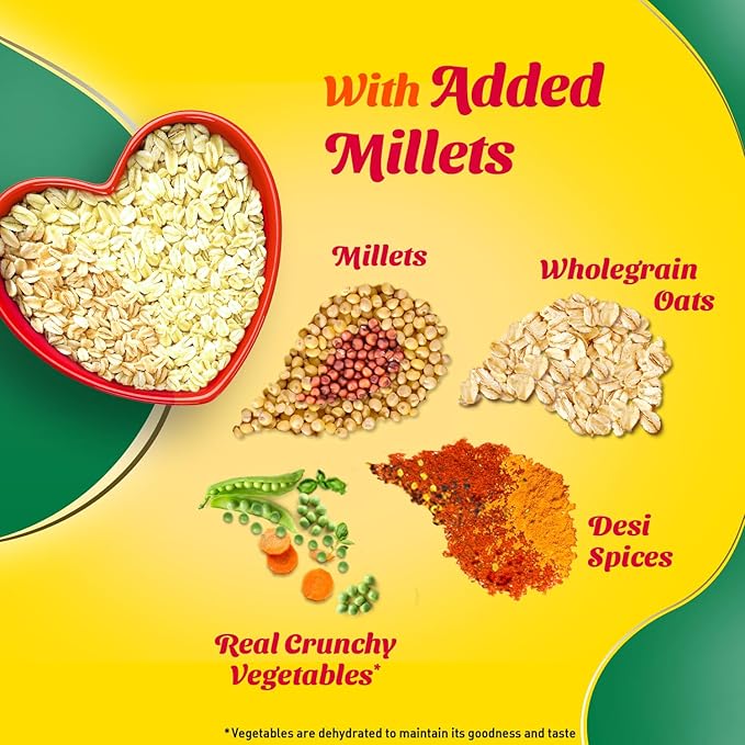Saffola Masala Oats Veggie Twist 1 Kg