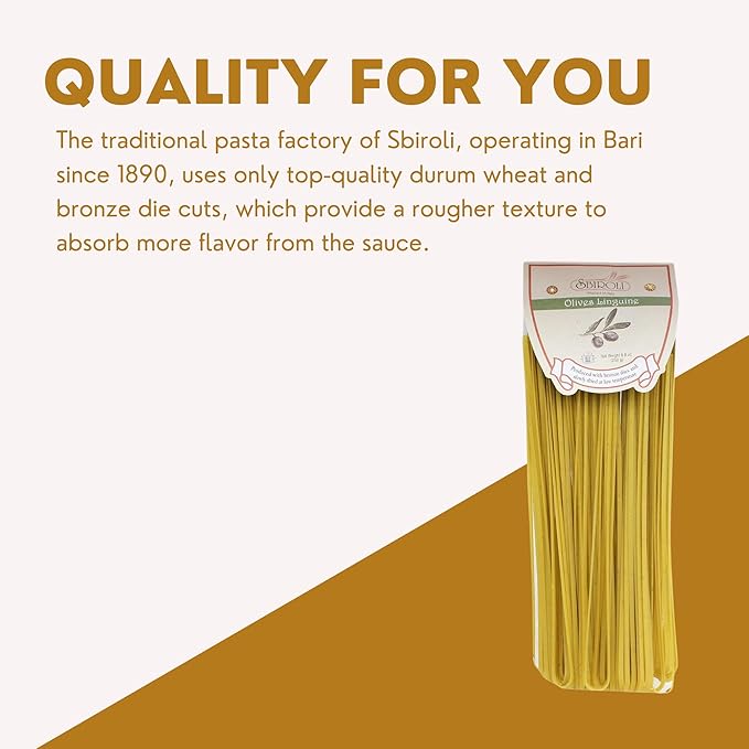 Olive Linguine Pasta - 8.8oz (250gm) - 4 Pack
