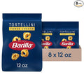 BARILLA Three Cheese Tortellini Pasta 12 oz. Bag (Pack of 8) - 6 Servings Per Bag - Pantry Friendly Dried Tortellini - Made with Non-GMO Ingredients