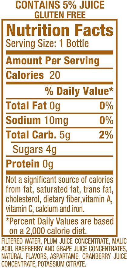 Diet Snapple - Diet Cranberry Raspberry - 16 oz (9 Plastic Bottles)