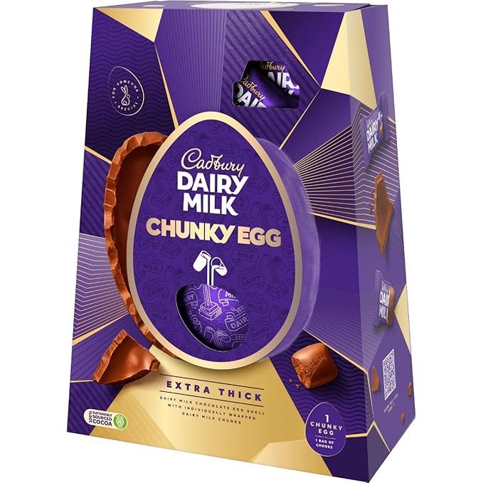 Cadbury Dairy Milk Chunky Ultimate Egg 389g (Pack of 1)
