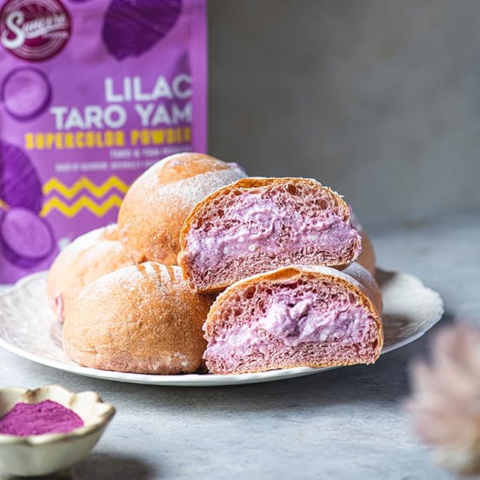 Suncore Foods Lilac Taro Yam Powder Light Purple Food Coloring Powder Gluten-Free Non-GMO 5oz 1 Pack