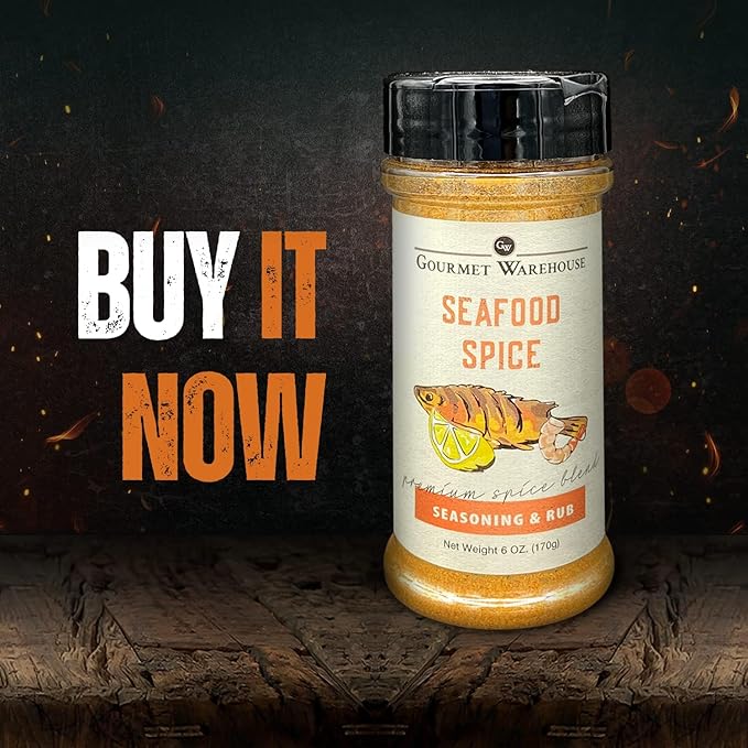 Gourmet Warehouse Seafood Seasoning 6 ozs 3 Pack - Gluten Free No MSG No HFCS