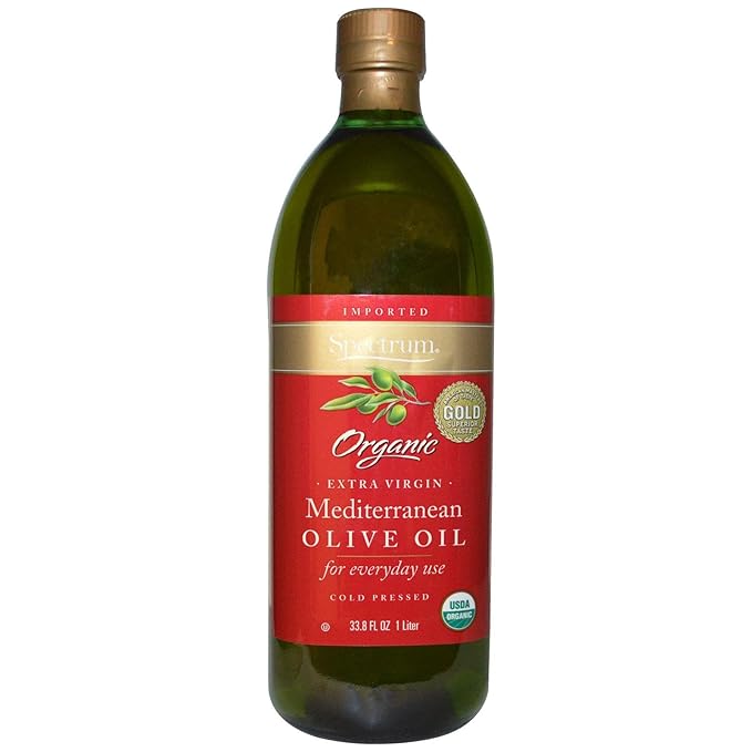 Spectrum Naturals Medit Extra Virgin Olive Oil 12x 33.8 Oz