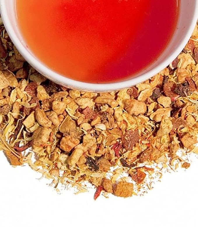 Harney &amp Sons Blood Orange | 16 oz Loose Leaf Herbal Tea w Apple Pieces and Raspberry