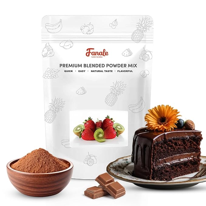 Fanale Premium Chocolate Bubble Tea Flavoring Powder | Perfect for Baking Smoothies Desserts and Drinks | Instant Flavoring Powder for Boba Milk Tea- 2.2 Pounds (Pack of 20).