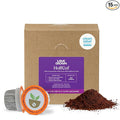 Love Grown Compostable Coffee Pods - Compatible With Most Major Coffee Pod Brewer - 100% Arabica Plastic-Free Non-GMO - Half-Caf Box of 15