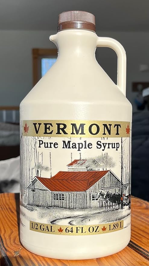 Green Mountain Goodness Vermont Maple Syrup (Late Season Dark Amber) Perfect For Cooking