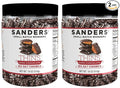 Sanders Dark Chocolate Sea Salt Caramel Thins Tub 18 oz. 2-Pack (2 x 18 oz. tub)