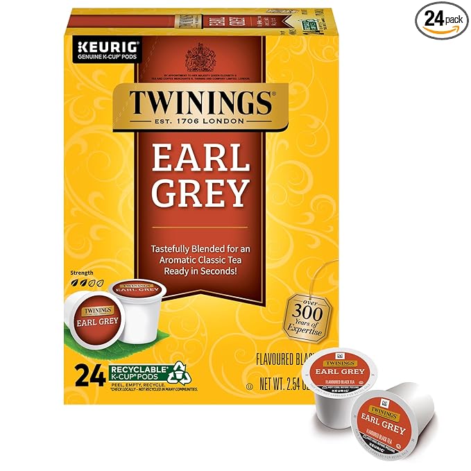Twinings® Earl Grey Tea Keurig® K-Cup® Pods 24/Box