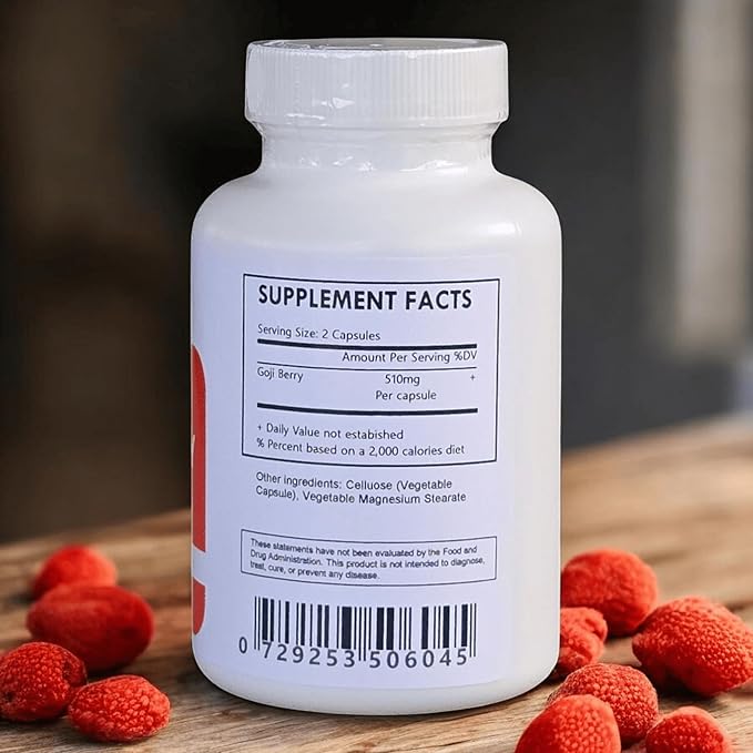 Goji Berry Capsules - Organic - 480