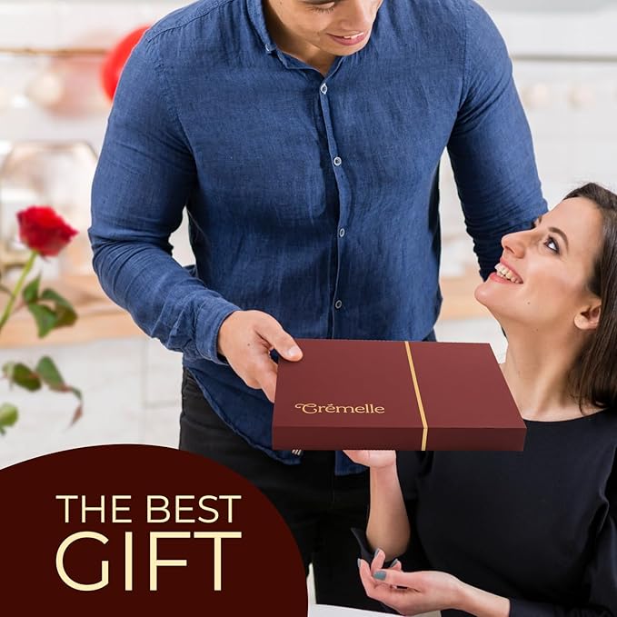 Cremelle Chocolate Gift Box 20 Pieces Collection of Easter Chocolate Gift Basket Perfect Chocolates Assortments for Any Occasion Holidays Birthdays Anniversaries Corporate Gourmet Gifts Baskets
