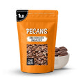 Oh! Nuts Pecans Dry Roasted Unsalted - Kosher Oil-Free All Natural Pecans - For Baking Snacks Salad Dressing - Packed in 1 LB Resealable Bulk Bag