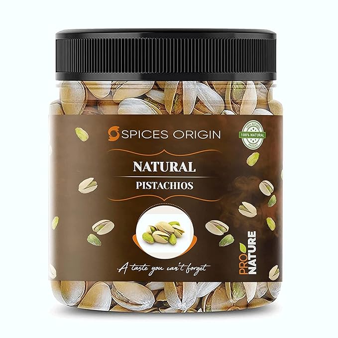 Spices Origin Dry Fruits Roasted &amp Lightly Salted Pistachios 250G_Packing May Vary
