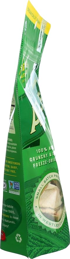Karen's Naturals Organic Just Apples 1.5 Ounce Pouch (Packaging May Vary) Organic All Natural Freeze-Dried Fruits &amp Vegetables No Additives or Preservatives Non-GMO