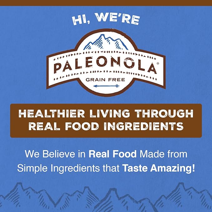 Paleonola Cinnamon Blueberry Grain Free Granola 10 Oz Resealable Bag (Pack of 6) - Grainless Paleo Granola Blended w/Dried Coconut &amp Blueberries Organic Maple Syrup &amp Pecans - Gluten &amp
