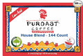Puroast Low Acid Coffee| House Blend Single Serve Pods | Medium Roast | High Antioxidants &amp High pH |No Bitter Aftertaste | Reduced Heartburn &amp GERD Friendly | 144Count - Compatible with Keuri