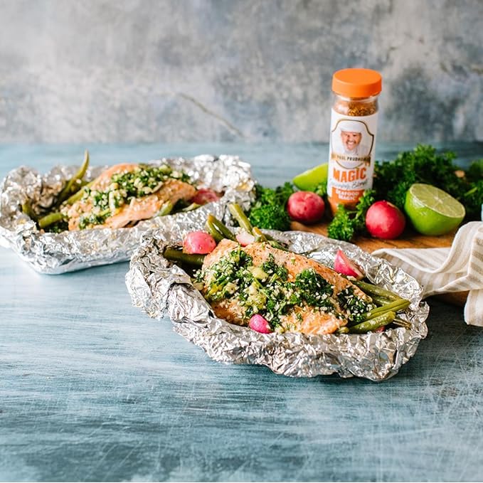 Magic Seasoning Blends Variety Pack Blackened Fish &amp Meat Spices Seasonings for Cooking 2 oz Poultry Redfish Meat Seafood 7 oz Salmon 5-Pack