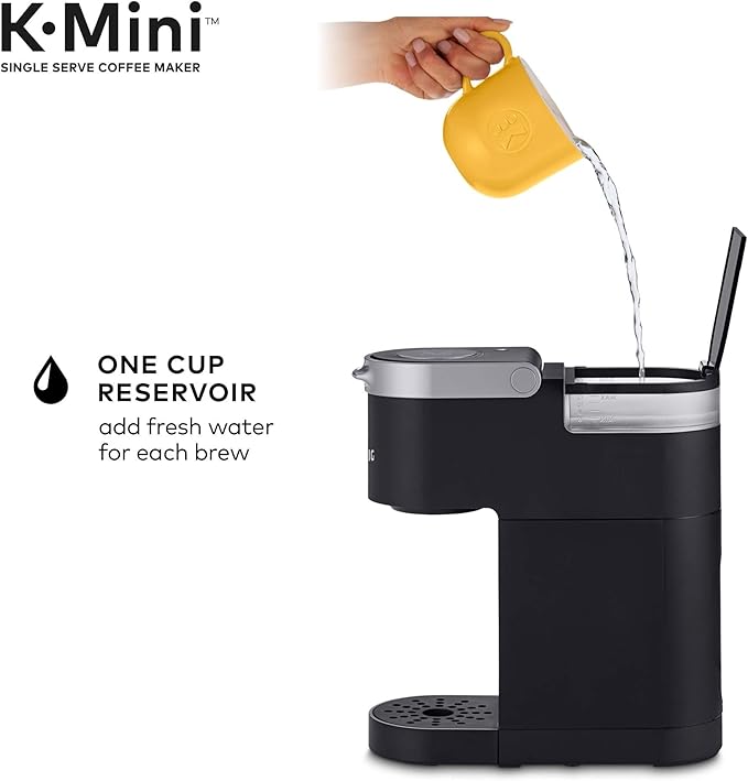 Keurig K-Mini Single Serve Coffee Maker with Maxwell House Original Medium Roast Coffee Pods 32 K-Cup Pods