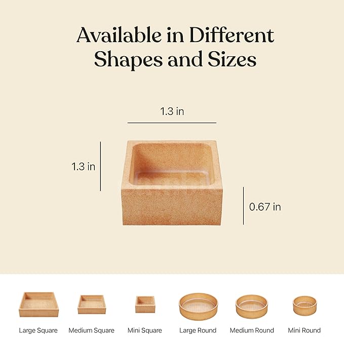 Cambie Mini Square Vanilla Tart Shells 33mm (1.3) Diameter French Style Tart Shells White Chocolate Coating Pack of 96