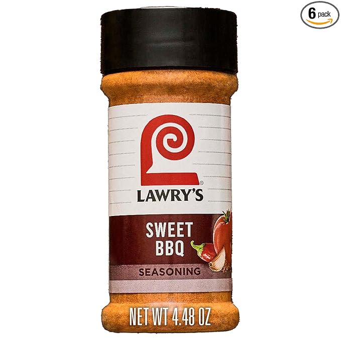 Lawry's Sweet BBQ Seasoning 4.48 oz (Pack of 6)