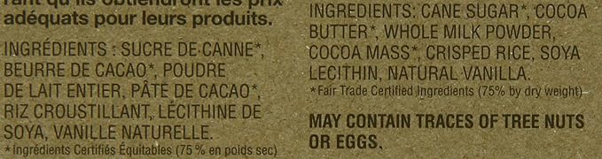 Jelina's Milk Chocolate Bar Crisped Rice 3.35 Ounce (Pack of 8)