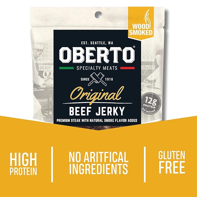 Oberto Specialty Meats Original Beef Jerky 2.7 Ounce (Pack of 8)