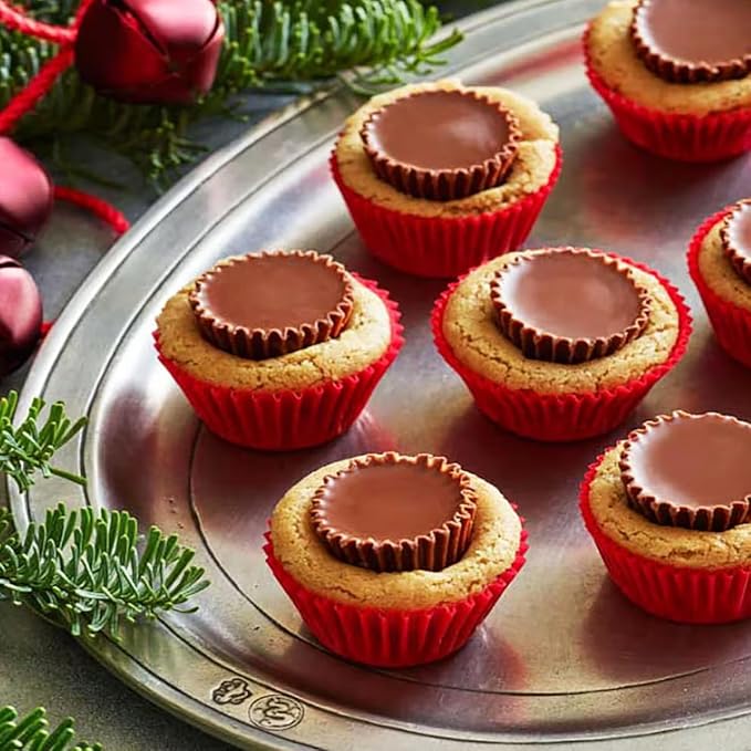 Zero Sugar Peanut Butter Cups - Miniatures Peanut Bite-Size Treat Candies Encased in a Crunchy Milk Rich Chocolate Shell for a Melt in Your Mouth Snacking 2lb Bulk Candy Individually Wrapped Bag