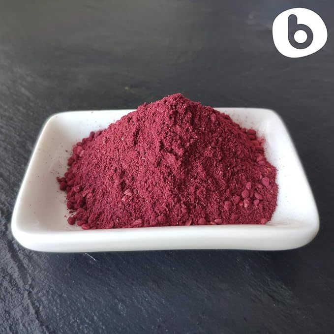 Organic Blackberry Powder from Freeze Dried Blackberries Organic Blackberries – Rich in Anthocyanin &amp Polyphenols for Smoothies Baking Flavoring and Food Coloring – 6oz