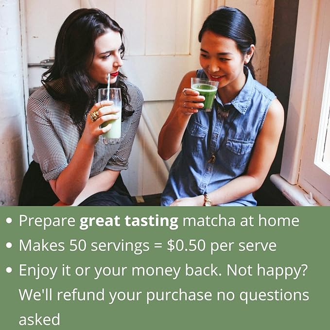 Kenko Matcha Green Tea Powder [USDA Organic] Culinary Grade Matcha Powder for Lattes Smoothies and Baking [100g Bag = 50 Servings]