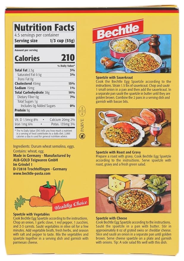 Spaetzle Swabian (Home Stye Pasta) - 9oz [Pack of 6]