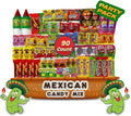 Mexican Candy Assortment Snacks Pack - Variety of Spicy Sweet and Sour Candies Includes Lucas Candy Pelon Pelo Rico Pulparindo Rellerindo by LookOn - 90 Count