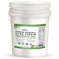 Earth Circle Organics Premium Ultra-Pure UNREFINED Cold Pressed Organic Extra Virgin Coconut Oil - Gluten-Free Keto &amp Paleo Friendly - Pure Oil for Skin &amp Hair Care Cooking Baking &amp Mor