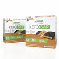 No Sugar Keto Bar Snack - Low Carb No Sugar Keto Snack Food with Keto Friendly Macros (24 x 1.41oz Bars Peanut Butter)