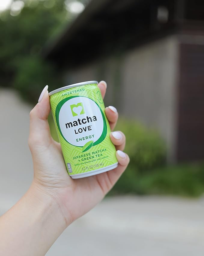 Matcha Love Green Tea Sweetened Energy Shots 5.2 Ounce (Pack of 20)