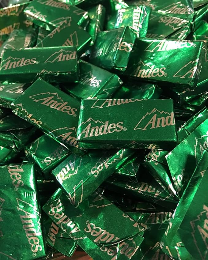 Bayside Candy Andes Mints - Andes Crème De Menthe Thin Mints (2LB)