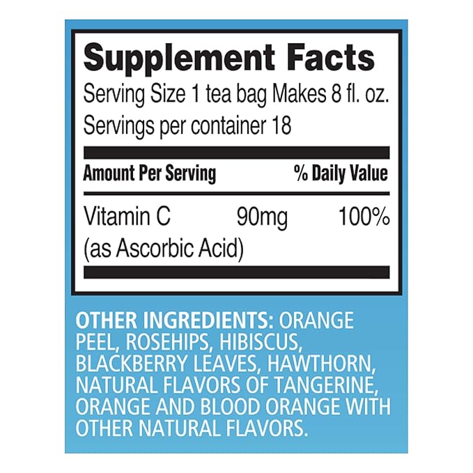 Celestial Seasonings Cold Brew Iced Tea Citrus Sunrise Caffeine Free 18 tea bags (Pack of 6)