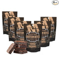 McCaffrey Protein Bites – Fudge Brownie Flavor – 6 Multi-Serving 4oz Bags – 4g of Protein per Serving – Gluten-Free Vegan High Fiber Energy Snack for Active Families