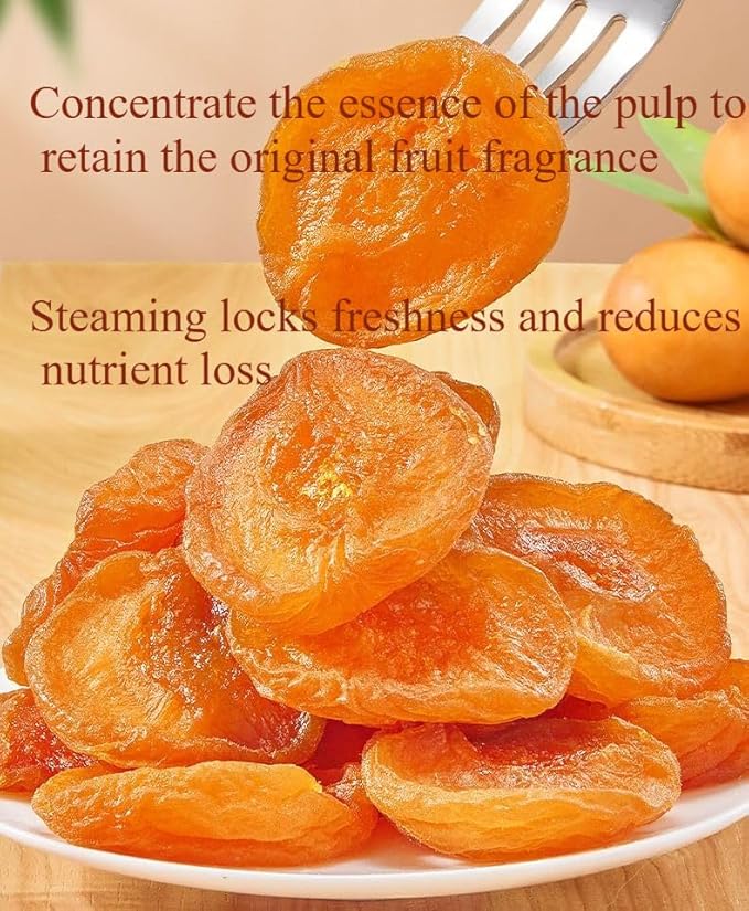 Natural dried red apricots preserved apricots Freeze dried fruits healthy without additives nutritious candied fruit snacks candy gift bags Dim sum substitutes food (250g*4 bags)
