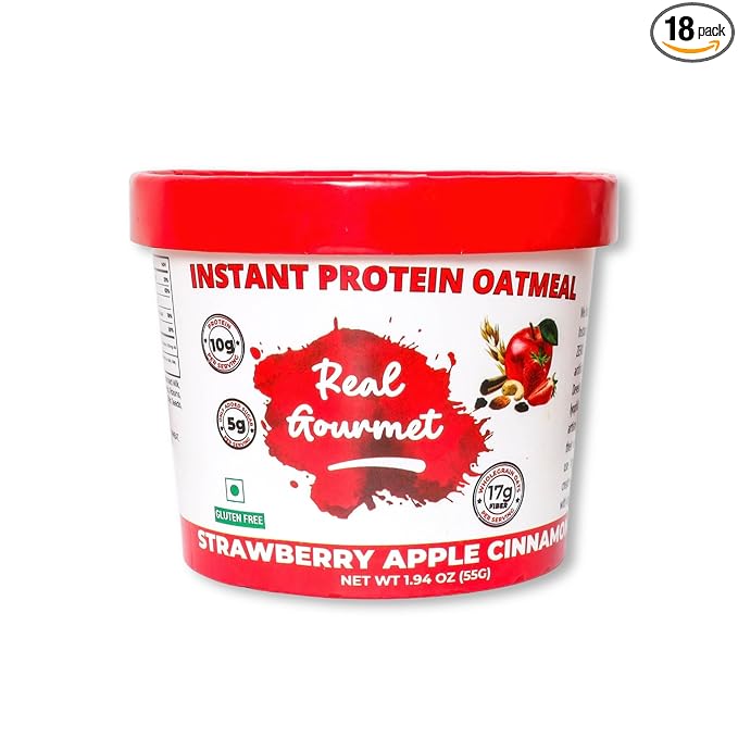 Real Milk &amp Cream Protein Oatmeal (18 count). Sold in 9000+ stores &amp more than 100k cups every month. Made with real milk &amp cream — never whey which is a highly processed industrial bypr