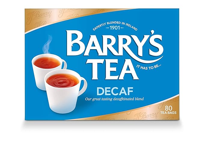 Barry's Tea Decaf Blend 80 Teabags (3 Pack) Fresh from Barry's Tea in Ireland