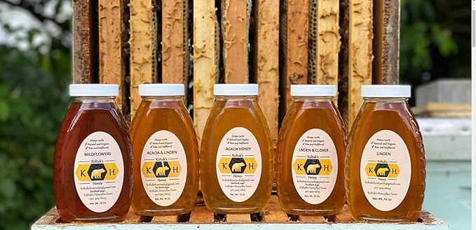 Local NY/NJ Linden &amp Clover Honey 32oz Farm Fresh