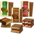 Dubai Chocolate Bar Variety Pack – Pistachio Kunafa Lotus Oreo Angel Hair &amp Strawberry Cheesecake Chocolate Gift Box | Assorted Gourmet Middle Eastern Chocolates (Full Size 3 Pcs Set)