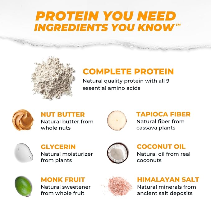 Atlas Real Food Protein Bar – 20g Clean Protein 1g Sugar No Seed Oils No Artificial Sweeteners (Variety 12 Count)