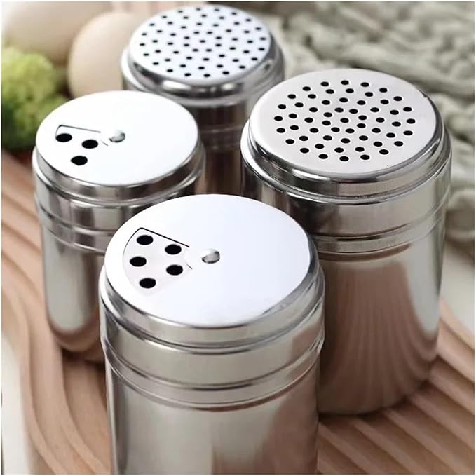 Stainless Steel Barbecue Sprinkling Bottle - Rotating Seasoning Tank for Perfect Spicing and Flavoring(Rotate-S)