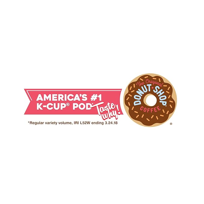The Original Donut Shop Keurig Single-Serve K-Cup Pods Medium Roast Coffee 72 Count