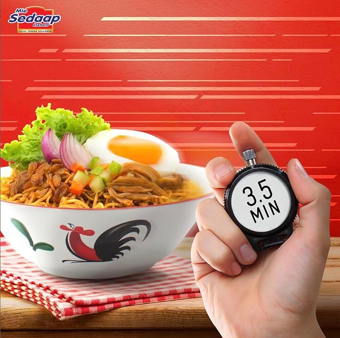 Mi Sedaap - Ayam Bakar Limau - Instant Fried Noodle Grilled Chicken Lime Flavor 3.1 Oz (Pack of 40)